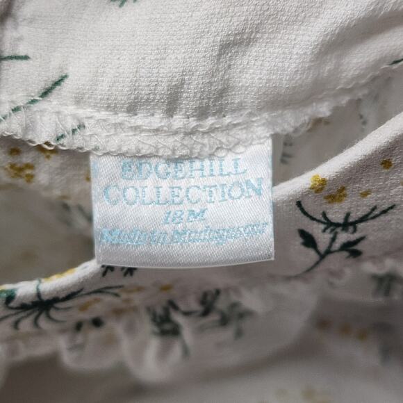 Edgehill Collection White & Green Floral Summer Dress Size 18 Months NWT - Picture 4 of 6